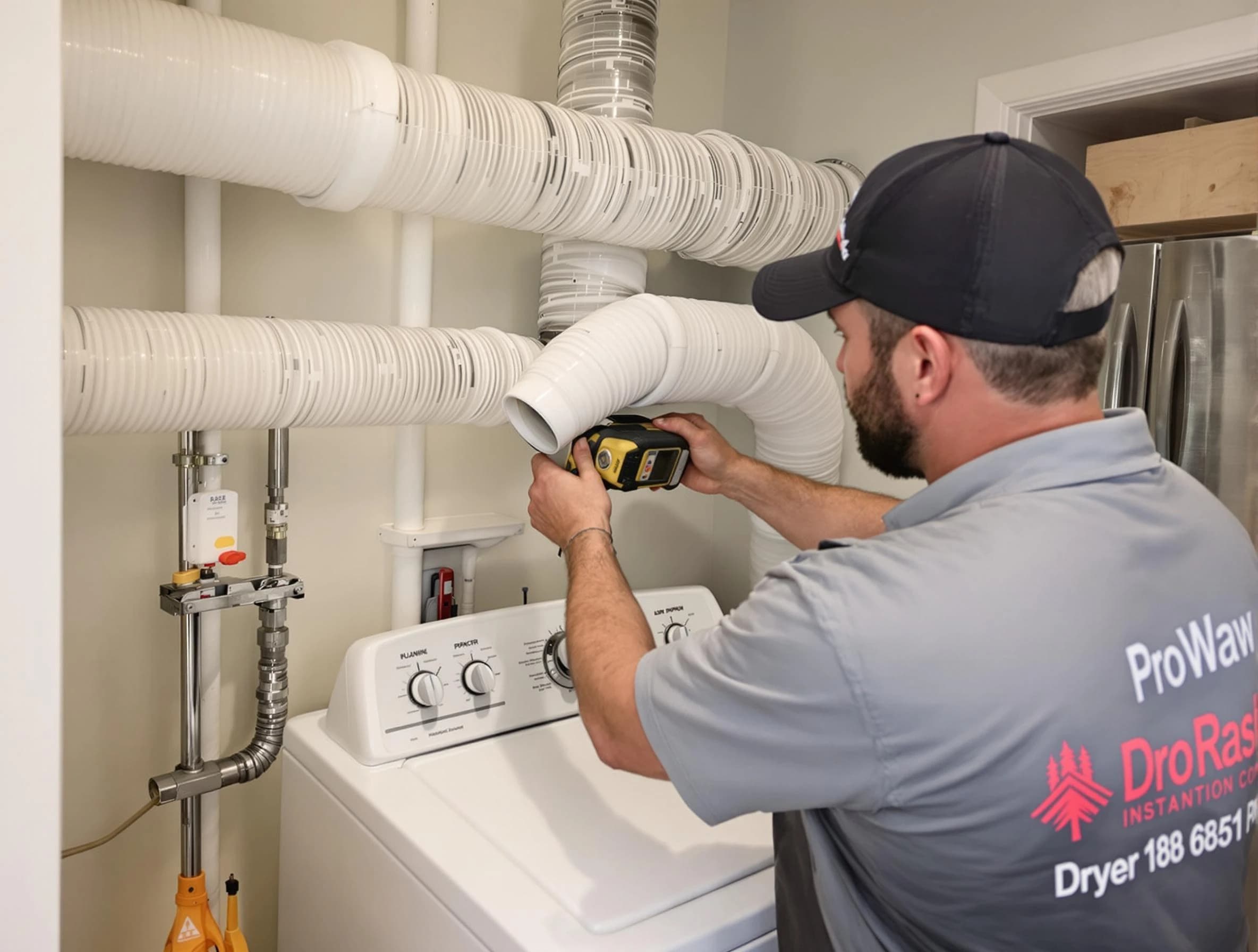 Professional dryer vent hose installation by College Park Dryer Vent Cleaning in College Park