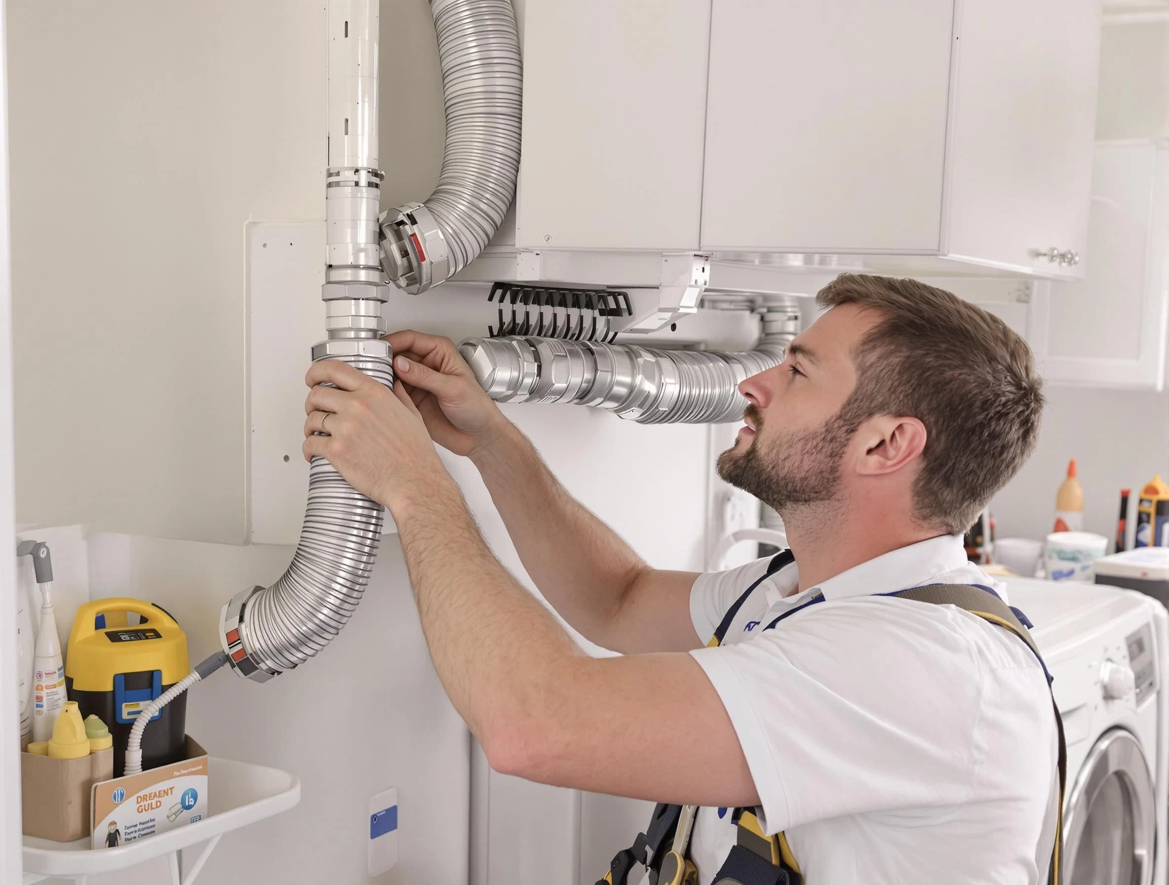 Professional dryer vent repair and installation by College Park Dryer Vent Cleaning in College Park