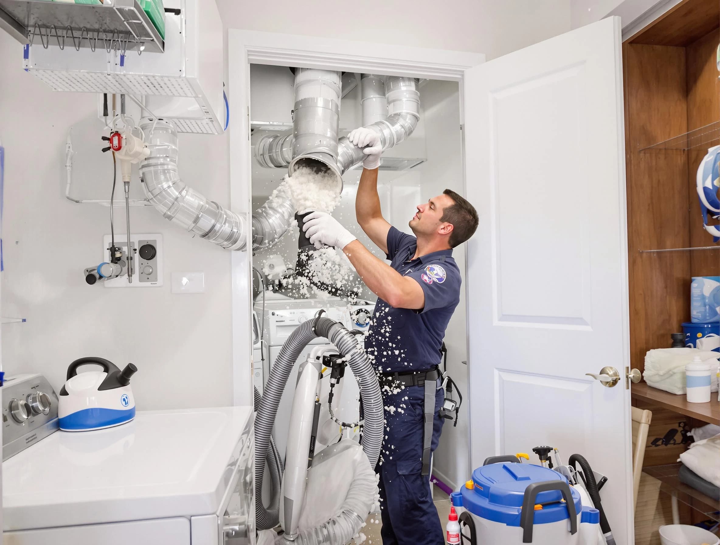 College Park Dryer Vent Cleaning technician delivering thorough residential dryer vent cleaning service in College Park