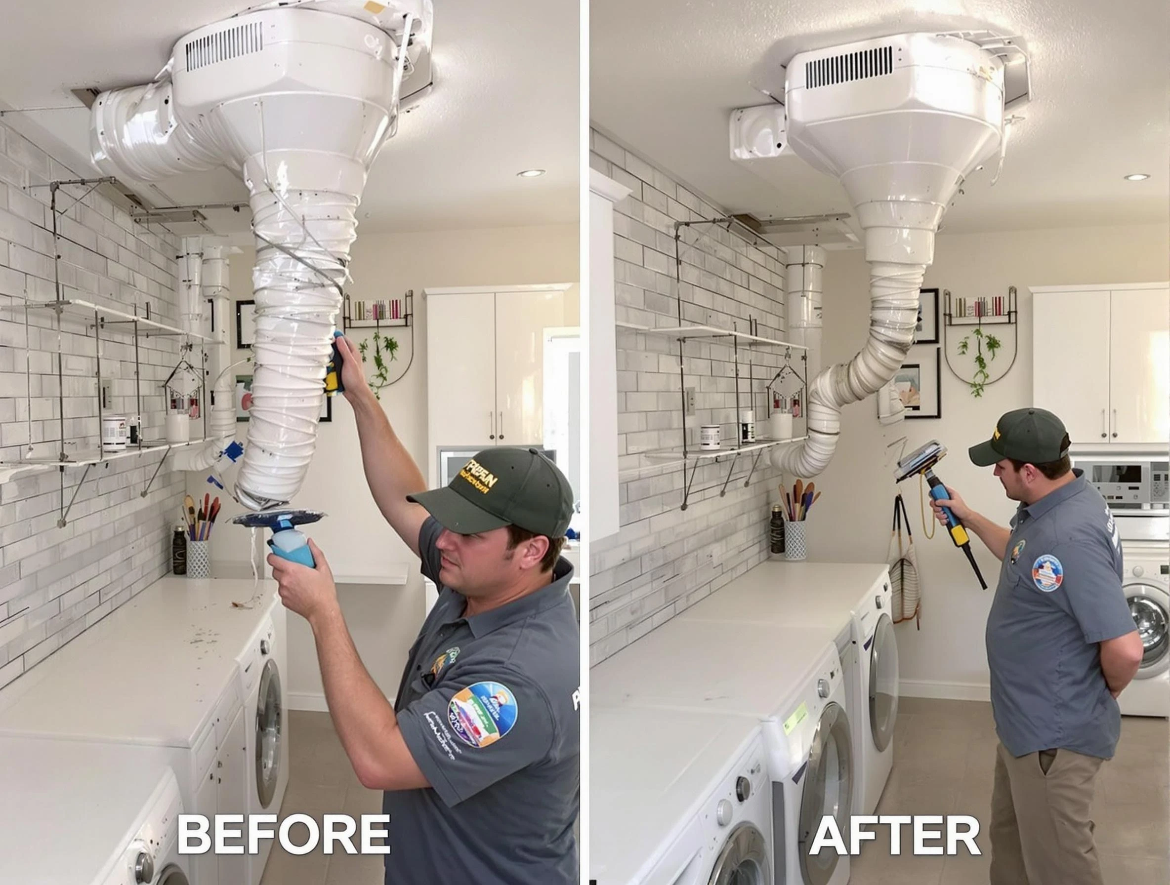 Professional dryer exhaust vent cleaning by College Park Dryer Vent Cleaning in College Park